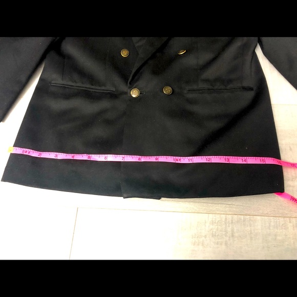 Men’s Double Breast Buttons Black Coat🧥 - Picture 8 of 8